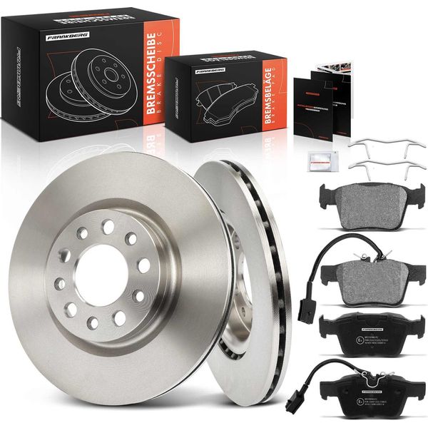 Frankberg 2X Dischi Freno 4X Pastiglie Freno Asse Posteriore Per Alfa Romeo Stelvio 949 2.0L 2.1L Anno Dal 2016-image