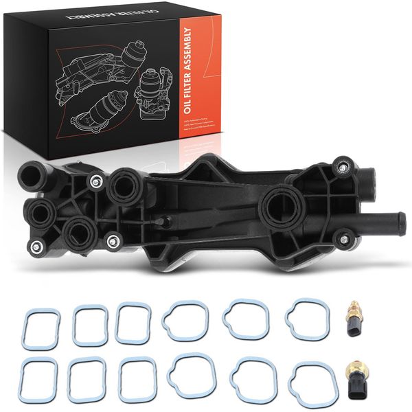 Frankberg 1X Radiatore Olio+Filtro Olio Per Dodge Journey Jeep Grand Cherokee Iv 3.6L-image