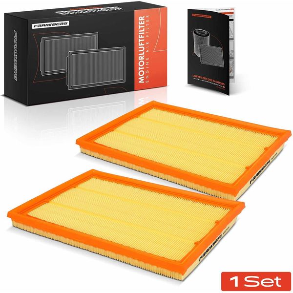 Frankberg 2X Elemento Filtrante Aria Per Opel Astra F Cc T92 Astra F Caravan Klasseic Kadett E-image