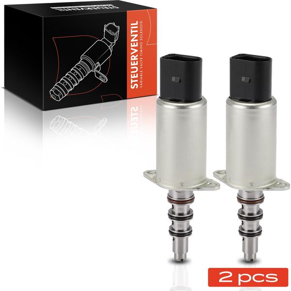 Frankberg 2X Valvola Di Controllo Fasatura Albero A Camme Per Bmw Serie 5 E60 E61 Serie 6 E63 E64 5.0L-image