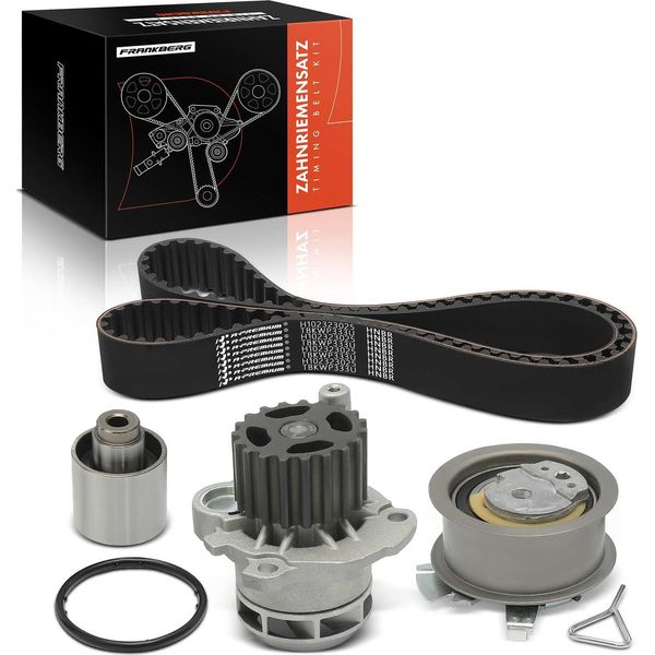 Frankberg 1X Cinghia Di Distribuzione Set Cinghia Di Distribuzione Pompa Dell'acqua Per Vw Polo Golf Passat Audi A3 8P1 A2 Ford Seat Skoda-image