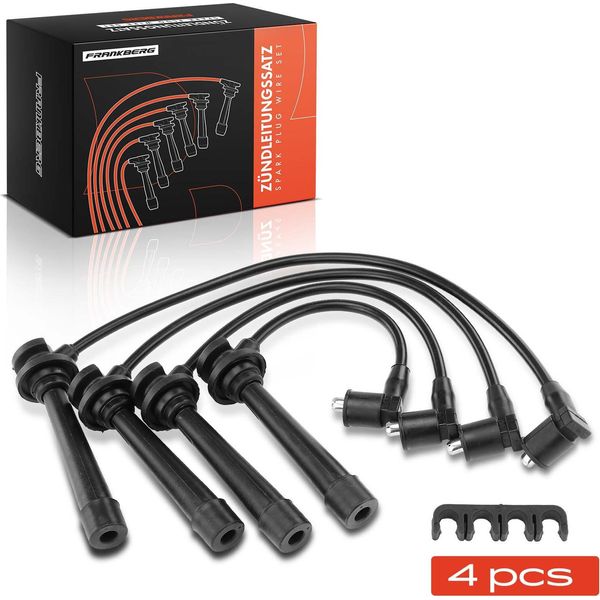 Frankberg 4X Cavo Di Accensione Set Cavo Di Accensione Per Kia Rio Dc Shuma Fb Carens 2 Fj 1.6L 1.5L 2000-2005-image