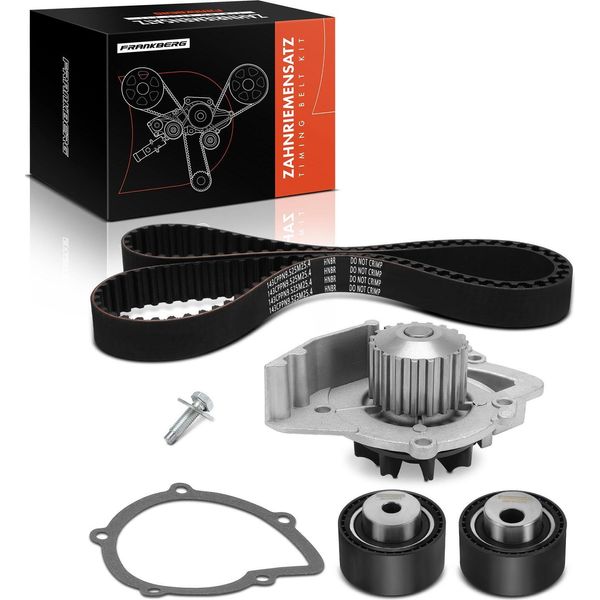 Frankberg 1X Cinghia Di Distribuzione Set Cinghia Di Distribuzione Pompa Dell'acqua Per CitroëN Jumper 244 Peugeot Boxer 2.2L-image