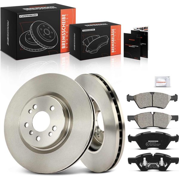 Frankberg 2X Dischi Freno 4X Pastiglie Freno Asse Anteriore Per Mercedes-Benz Classe M W164 Classe R V251 W251-image