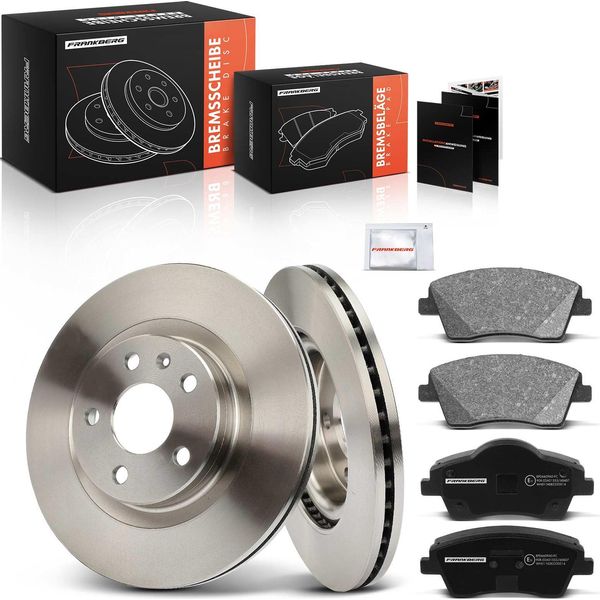 Frankberg 2X Dischi Freno 4X Pastiglie Freno Asse Anteriore Per Volvo XC40 536 1.5L 2.0L Anno Dal 2017-image
