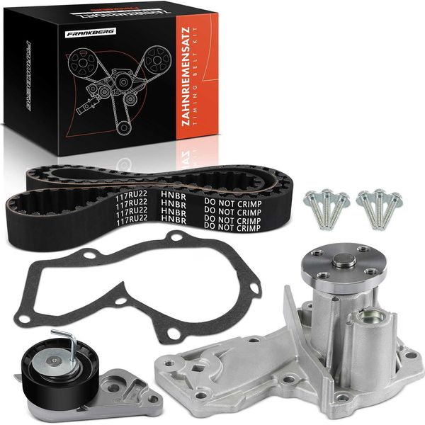 Frankberg 1X Cinghia Di Distribuzione Set Cinghia Di Distribuzione Pompa Dell'acqua Per Ford Courier Pick-Up Fiesta V Fusion-image