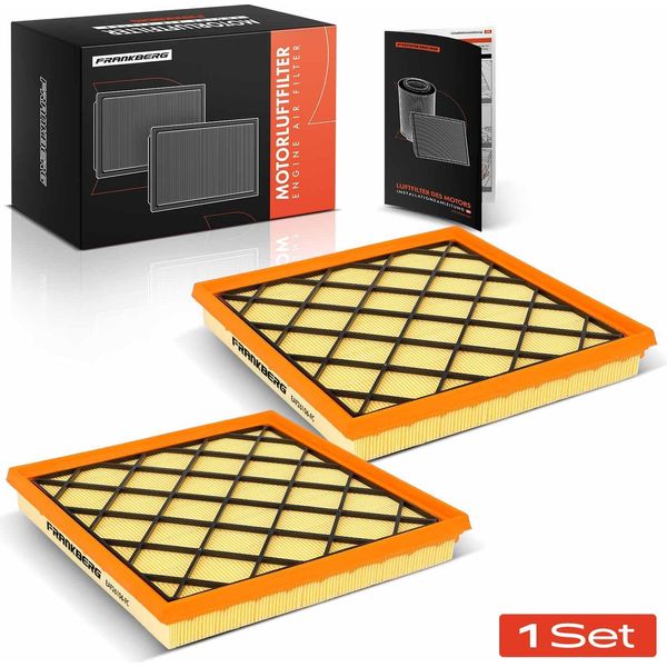 Frankberg 2X Elemento Filtrante Aria Per Opel Astra J Chevrolet Cruze J300 Orlando-image