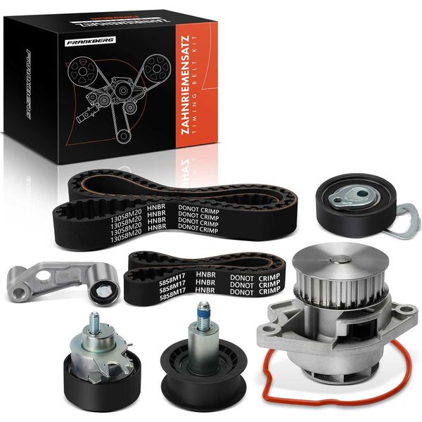 Frankberg 1X Cinghia Di Distribuzione Set Cinghia Di Distribuzione Pompa Dell'acqua Per Vw Golf Seat Cordoba Ibiza Skoda Fabia-image
