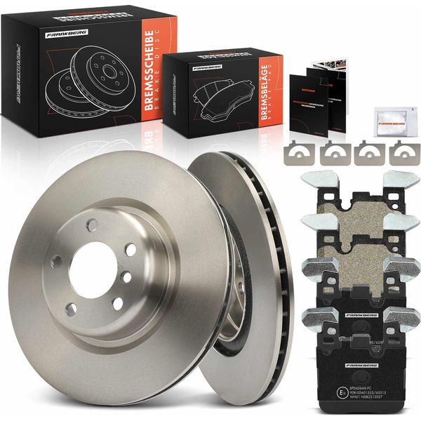 Frankberg 2X Dischi Freno 4X Pastiglie Freno Asse Posteriore Per Bmw Serie 1 F20 F21 2 F23 F22 F87-image