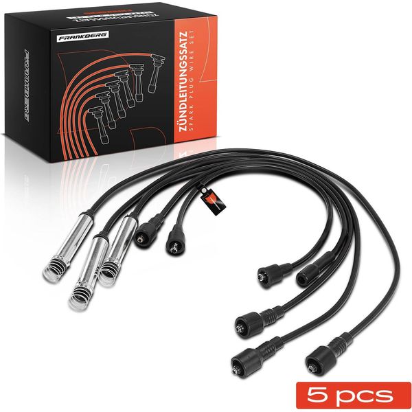 Frankberg 5X Set Di Cavi Di Accensione Per Opel Ascona A B C Cc Corsa A Cc Kadett Omega A-image