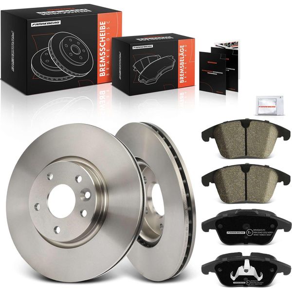 Frankberg 2X Dischi Freno 4X Pastiglie Freno Asse Anteriore Per Ford Mondeo Iv BA7 Mondeo Iv Turnier-image