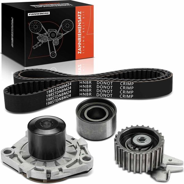 Frankberg 1X Set Di Cinghie Di Distribuzione Cinghia Di Distribuzione Pompa Dell'acqua Per Alfa Romeo 156 932 166 Lancia Thesis-image