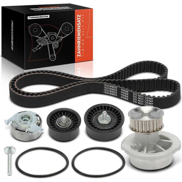 Frankberg 1X Cinghia Di Distribuzione Set Cinghia Di Distribuzione Pompa Dell'acqua Per Opel Astra G T98 Corsa Zafira T98-image