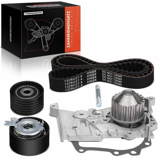 Frankberg 1X Set Cinghia Di Distribuzione Cinghia Di Distribuzione Pompa Dell'acqua Per Renault Grand ScéNic 2 3 Megane 2 3 Twingo 2 Clio Laguna-image