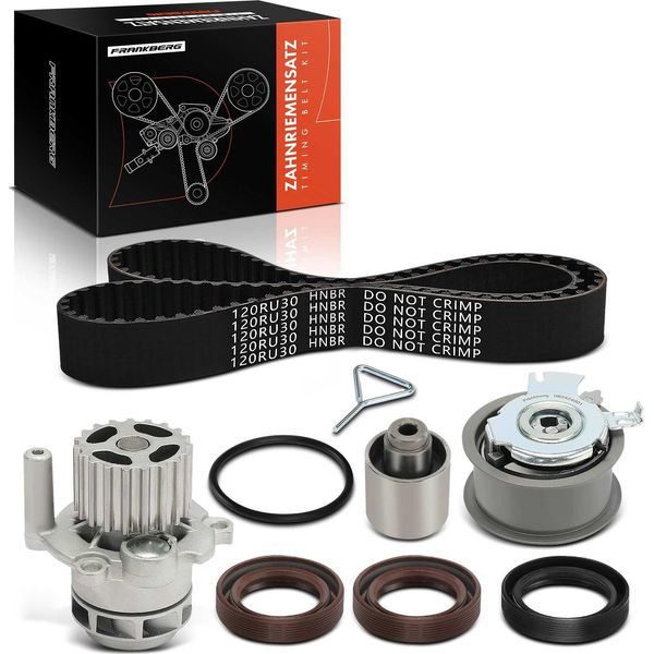 Frankberg 1X Cinghia Di Distribuzione Set Cinghia Di Distribuzione Pompa Dell'acqua Per Vw Golf V Polo Skoda Fabia Seat Ibiza-image