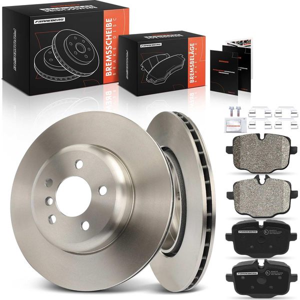 Frankberg 2X Dischi Freno 4X Pastiglie Freno Asse Posteriore Per Bmw Serie 5 F10 F10 F18 6 Gran F06 Serie 6 F12 F13-image