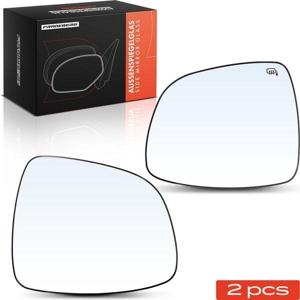 Frankberg 2X Vetro Specchio Esterno Anteriore Sinistro Destro Per Fiat Sedici Suzuki SX4-image