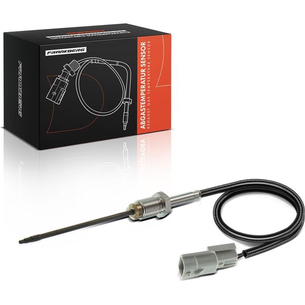 Frankberg 1X Sensore Di Temperatura Dei Gas Di Scarico Per Nissan Qashqai X-Trail Opel Vivaro Renault Trafic Iii-image