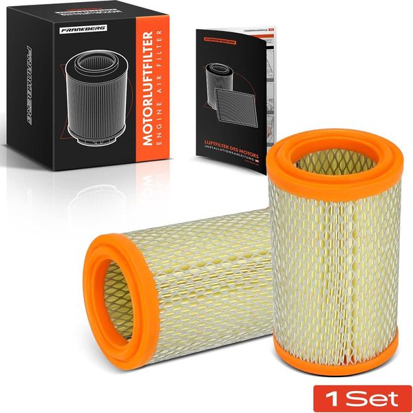 Frankberg 2X Elemento Filtrante Aria Per Renault Clio Kangoo Twingo Nissan Kubistar 1.2L-image