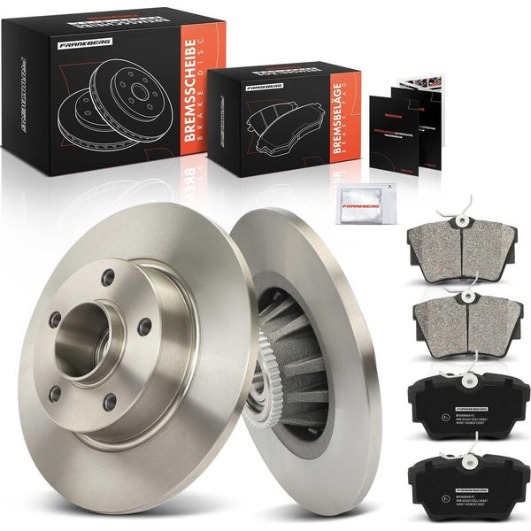 Frankberg 2X Dischi Freno 4X Pastiglie Freno Asse Posteriore Per Nissan Primastar Opel Vivaro A Combi Renault Trafic Ii-image
