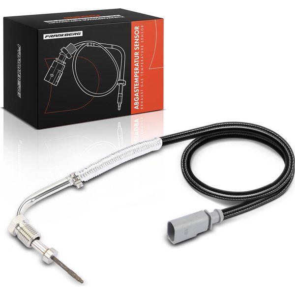 Frankberg 1X Sensore Temperatura Gas Di Scarico Per Vw Tiguan Caddy Audi A3 Q2 Seat Leon Skoda Octavia Iv-image