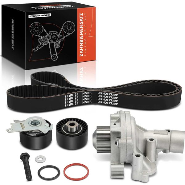 Frankberg 1X Cinghia Di Distribuzione Set Cinghia Di Distribuzione Pompa Dell'acqua Per CitroëN C4 C5 C8 Jumpy Peugeot 307 407-image