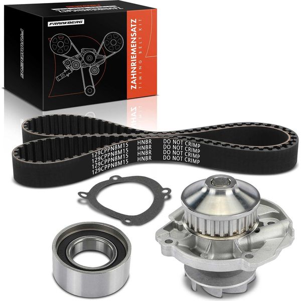 Frankberg 1X Cinghia Di Distribuzione Set Cinghia Di Distribuzione Pompa Dell'acqua Per Fiat Doblo Palio Punto Siena Lancia Y-image