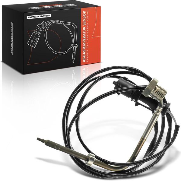 Frankberg 1X Sensore Temperatura Gas Di Scarico Per Fiat Doblo 119 223 Strada 1.3L Delta Iii 1.9L 2004-2014-image