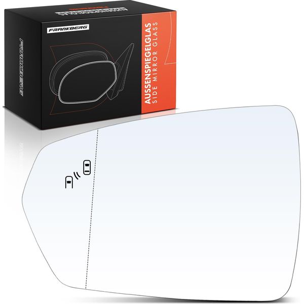 Frankberg 1X Vetro Specchio Esterno Sinistro Per Vw Polo AE1 AW1 BZ1 Audi A1 City Carver Gbh-image