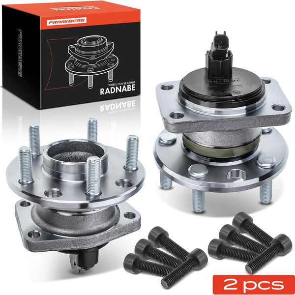 Frankberg 2X Mozzo Ruota Set Di Cuscinetti Asse Posteriore Entrambi I Lati Per Ford Mondeo Iii Notchback Tournament Jaguar X-Type Estate-image