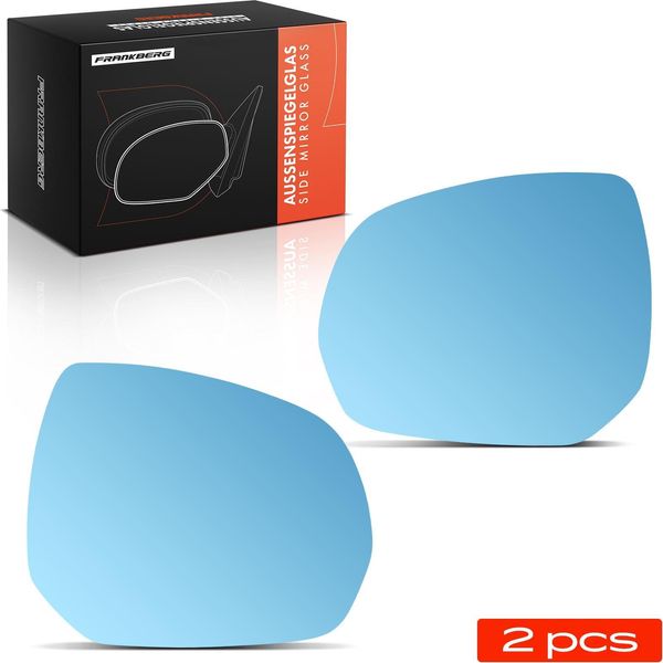 Frankberg 2X Vetro Specchio Esterno Anteriore Sinistro Destro Per CitroëN C4 I 2004-2011-image