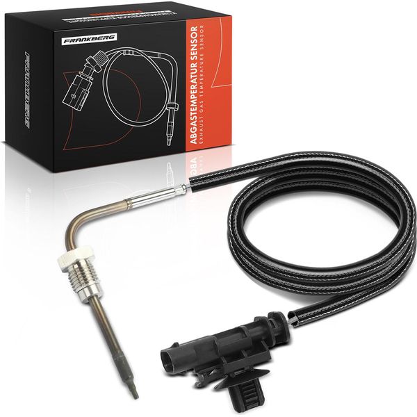 Frankberg 1X Sensore Temperatura Gas Di Scarico Per Fiat 500 Panda Lancia Ypsilon-image