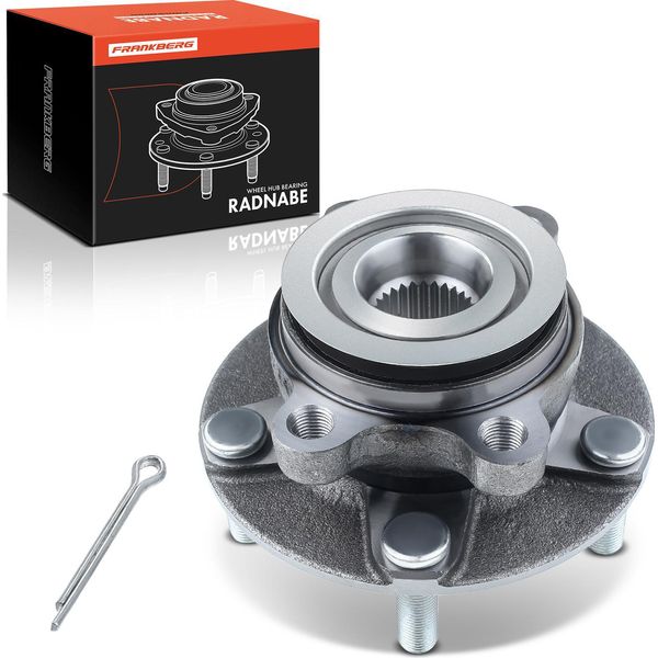 Frankberg 1X Mozzo Ruota Set Di Cuscinetti Asse Anteriore Entrambi I Lati Per Nissan Juke Leaf Qashqai +2 I X-Trail Renault Koleos-image
