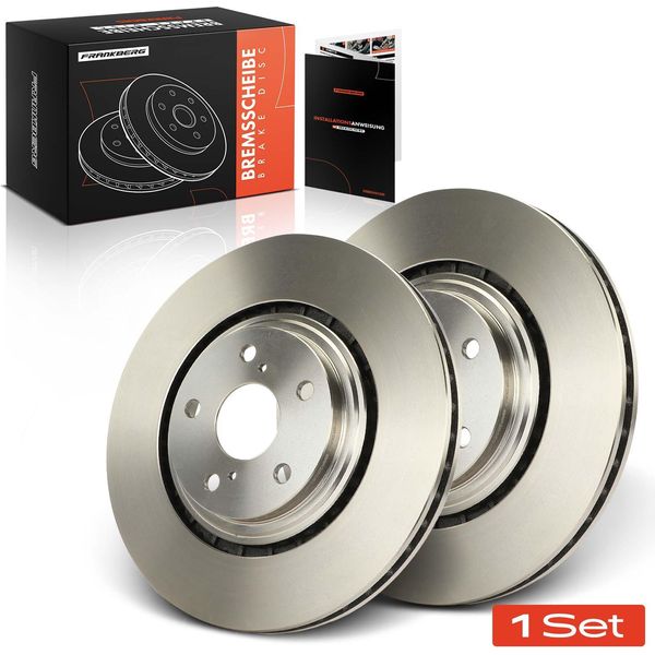 Frankberg 2X Dischi Freno Asse Anteriore Per Toyota Alphard/Vellfire Highlander/Kluger Previa Iii Rav 4 Iv Van Sienna-image