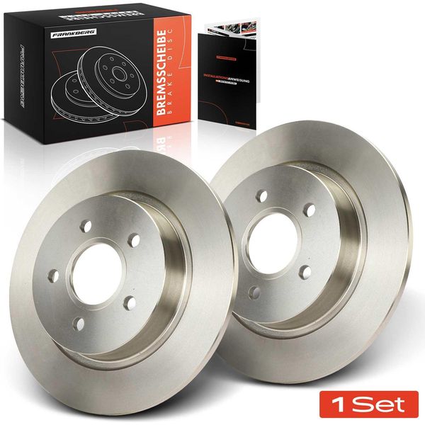 Frankberg 2X Dischi Freno Asse Posteriore Per Volvo C30 C70 S40 V40 Cross Country Box/Hatchback Hatchback V50-image