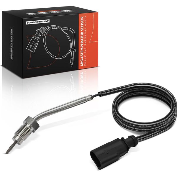 Frankberg 1X Sensore Temperatura Gas Di Scarico Per Vw Polo 6C1 6R1 Skoda Fabia Ii-image