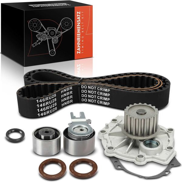 Frankberg 1X Set Cinghia Di Distribuzione Cinghia Di Distribuzione Pompa Dell'acqua Per Volvo S80 I 184 XC90 I 275 T6 2.9L-image