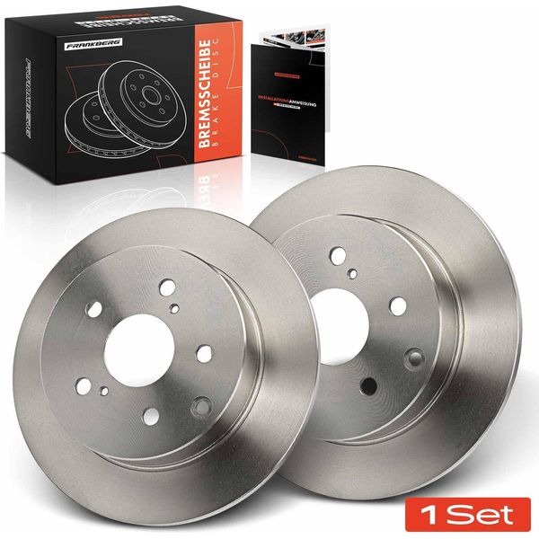 Frankberg 2X Dischi Freno Asse Posteriore Per Lexus Hs ANF10 Toyota Rav 4 Iii Iv Van A3 2005-2019-image