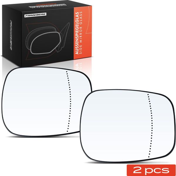 Frankberg 2X Specchio Vetro Esterno Sinistro O Destro Per Nissan Kubistar Van Renault Kangoo-image