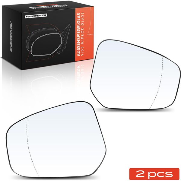 Frankberg 2X Vetro Specchio Esterno Anteriore Sinistro Destro Per Ford Tourneo Transit-image