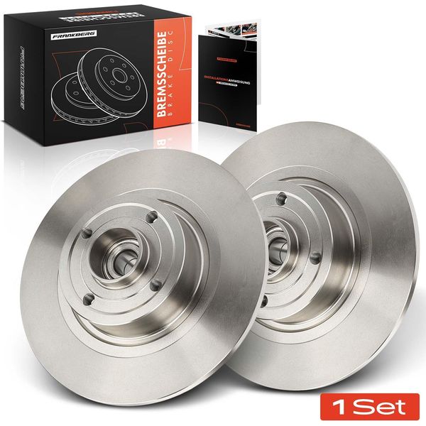 Frankberg 2X Dischi Freno Asse Posteriore Per Renault Megane Ii Furgone/Station Wagon ScéNic 2003-2011-image