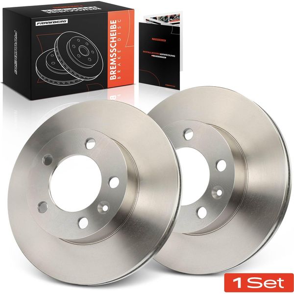 Frankberg 2X Dischi Freno Asse Anteriore Per Nissan NV400 Bus Van Opel Movano B Renault Master Iii Anno Dal 2010-image