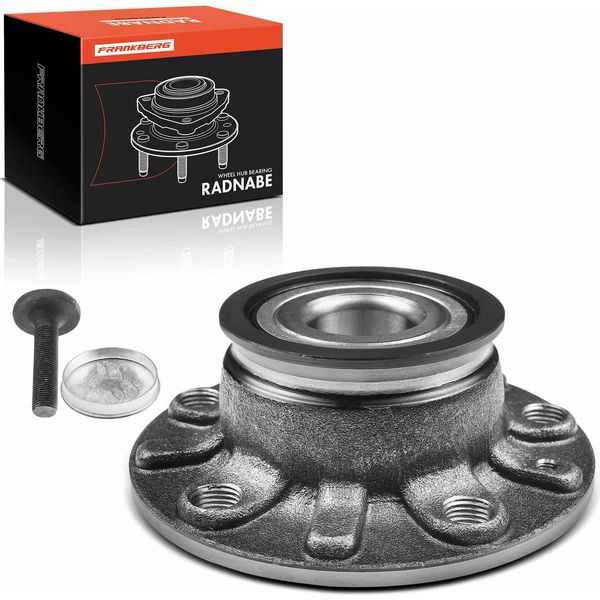 Frankberg 1X Mozzo Ruota Set Di Cuscinetti Asse Posteriore Entrambi I Lati Per Vw Maggiolino Golf Plus Van Sportsvan V Audi A3 Cabriolet-image