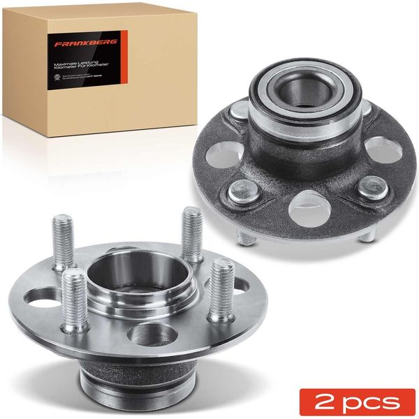 Frankberg 2X Mozzo Ruota Posteriore Set Di Cuscinetti Per Honda Jazz Ii Gd GE2 GE3 1.2L 1.3L 2002-2008-image