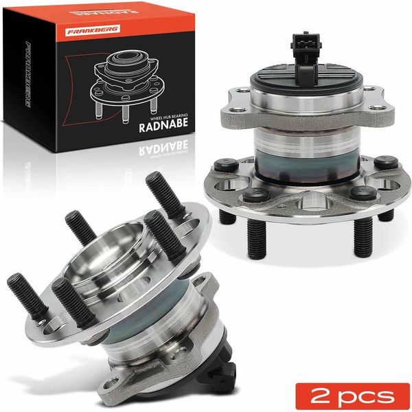 Frankberg 2X Mozzo Ruota Set Di Cuscinetti Asse Posteriore Entrambi I Lati Per Hyundai Elantra Notchback Ioniq Kona Kia Niro Optima-image