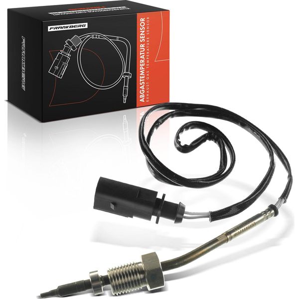 Frankberg 1X Sensore Temperatura Gas Di Scarico Per Vw Golf V 1K1 Audi A3 A4 Tt Seat Skoda-image