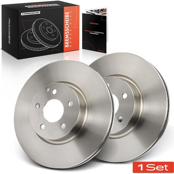 Frankberg 2X Dischi Freno Asse Anteriore Per Mercedes-Benz Classe C Coupé T-Modello W204 C204 S204 R172 Anno Dal 2007-image