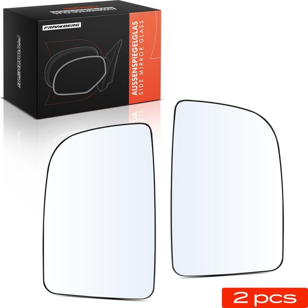 Frankberg 2X Vetro Specchio Esterno Anteriore Sinistro Destro Per Mercedes-Benz B907 B910-image