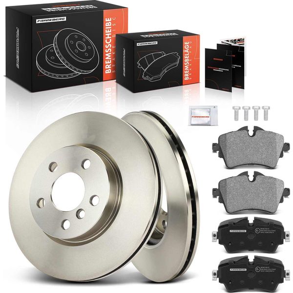 Frankberg 2X Dischi Freno 4X Pastiglie Freno Asse Anteriore Per Bmw 2 Active Tourer F45 2 Gran Tourer F46 1.5L 2.0L-image
