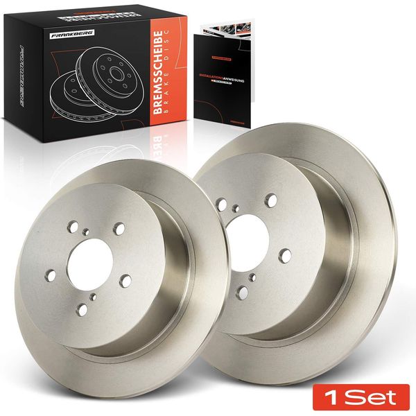 Frankberg 2X Dischi Freno Asse Posteriore Per Subaru Legacy Iv Station Wagon Outback Bl Bp 2003-2009-image